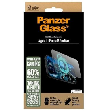 iPhone 16 Pro Max 6.9" PanzerGlass Gaming Screen Protector Ultra-Wide Fit 2860 3 iPhone 16 Pro Max 6.9" PanzerGlass Gaming Screen Protector Ultra-Wide Fit 2860 3
