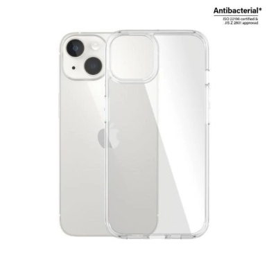 iPhone 14 / 15 / 13 PanzerGlass HardCase antibakterinis dėklas su kariniu sertifikatu – skaidrus 1