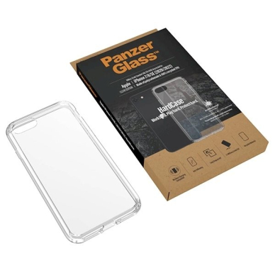 iPhone SE 2022 / SE 2020 / 7 / 8 PanzerGlass HardCase antibakterinis dėklas su kariniu sertifikatu – skaidrus 4