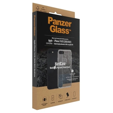 iPhone SE 2022 / SE 2020 / 7 / 8 PanzerGlass HardCase antibakterinis dėklas su kariniu sertifikatu – skaidrus 5