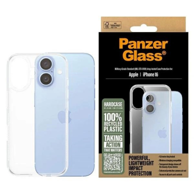 iPhone 16 – PanzerGlass HardCase dėklas 6.1" - Skaidrus 1287 iPhone 16 – PanzerGlass HardCase dėklas 6.1" - Skaidrus 1287