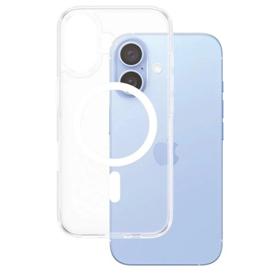 iPhone 16 – PanzerGlass HardCase dėklas 6.1" - Baltas MagSafe 1291 1