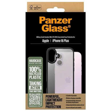 iPhone 16 Plus – PanzerGlass HardCase dėklas 6.7" - Juodas/Juodas 1297 3 iPhone 16 Plus – PanzerGlass HardCase dėklas 6.7" - Juodas/Juodas 1297 3