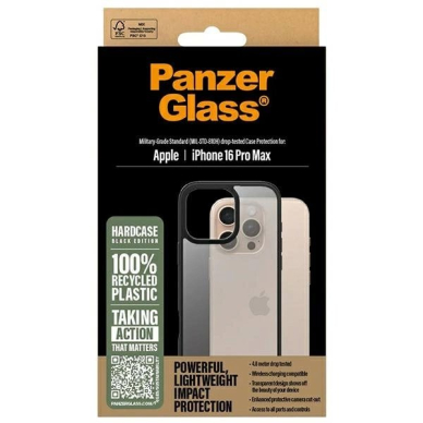 iPhone 16 Pro Max – PanzerGlass HardCase dėklas 6.9" - Juodas/Juodas 1298 3