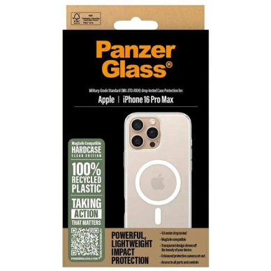 iPhone 16 Pro Max – PanzerGlass HardCase dėklas 6.9" - Baltas MagSafe 1294 3
