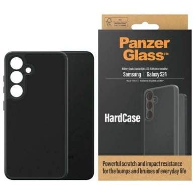 PanzerGlass HardCase Military grade skirtas Samsung Galaxy S24 - Juodas PanzerGlass HardCase Military grade skirtas Samsung Galaxy S24 - Juodas