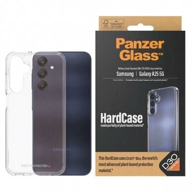 PanzerGlass Apsauginis dėklas D3O® Bio Military Grade certification Samsung Galaxy A25 5G - Permatomas PanzerGlass Apsauginis dėklas D3O® Bio Military Grade certification Samsung Galaxy A25 5G - Permatomas