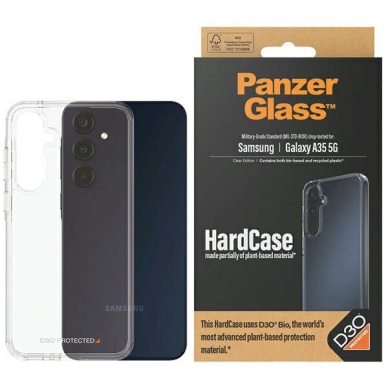 PanzerGlass Apsauginis dėklas D3O® Bio Military Grade certification Samsung Galaxy A35 5G - Permatomas PanzerGlass Apsauginis dėklas D3O® Bio Military Grade certification Samsung Galaxy A35 5G - Permatomas