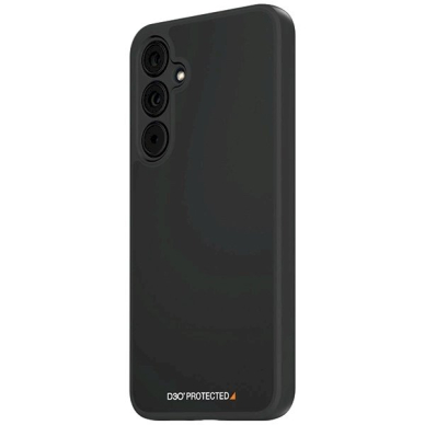 Samsung Galaxy A55 5G PanzerGlass Apsauginis dėklas D3O® Bio su kariniu sertifikatu – permatomas juodas 1