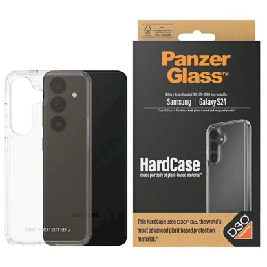 PanzerGlass Apsauginis dėklas D3O® Bio Military Grade certification Samsung Galaxy S24 - Permatomas PanzerGlass Apsauginis dėklas D3O® Bio Military Grade certification Samsung Galaxy S24 - Permatomas
