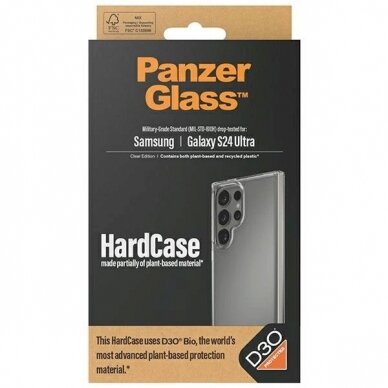 PanzerGlass Apsauginis dėklas D3O® Bio Military Grade Certification Samsung Galaxy S24 Ultra - Permatomas 3 PanzerGlass Apsauginis dėklas D3O® Bio Military Grade Certification Samsung Galaxy S24 Ultra - Permatomas 3