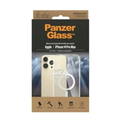 PanzerGlass Apsauginis dėklas MagSafe Antibacterial Military Grade Certified Dėklas iPhone 14 Pro Max - Permatomas 2 PanzerGlass Apsauginis dėklas MagSafe Antibacterial Military Grade Certified Dėklas iPhone 14 Pro Max - Permatomas 2