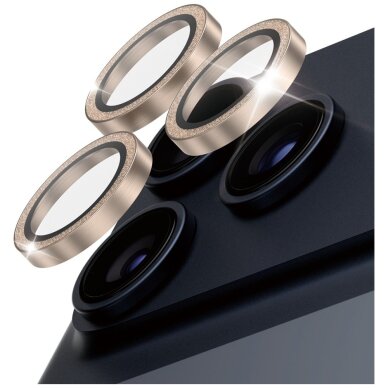 iPhone 17 Pro / 17 Pro Max / 16 Pro / 16 Pro Max PanzerGlass Hoops Glitter auksinis kameros apsauginis stiklas 1 iPhone 17 Pro / 17 Pro Max / 16 Pro / 16 Pro Max PanzerGlass Hoops Glitter auksinis kameros apsauginis stiklas 1