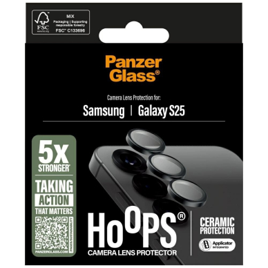 PanzerGlass Hoops objektyvo apsauga skirtas Samsung Galaxy S25 3