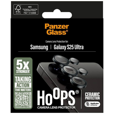 PanzerGlass Hoops objektyvo apsauga skirtas Samsung Galaxy S25 Ultra 3