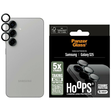 PanzerGlass Hoops objektyvo apsauga skirtas Samsung Galaxy S25