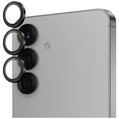 PanzerGlass Hoops objektyvo apsauga – apsauginis stiklas Samsung Galaxy S25 – juoda 1
