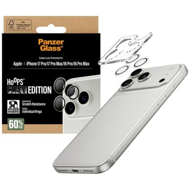 iPhone 17 Pro / 17 Pro Max / 16 Pro / 16 Pro Max PanzerGlass Hoops kameros apsauga 3 iPhone 17 Pro / 17 Pro Max / 16 Pro / 16 Pro Max PanzerGlass Hoops kameros apsauga 3