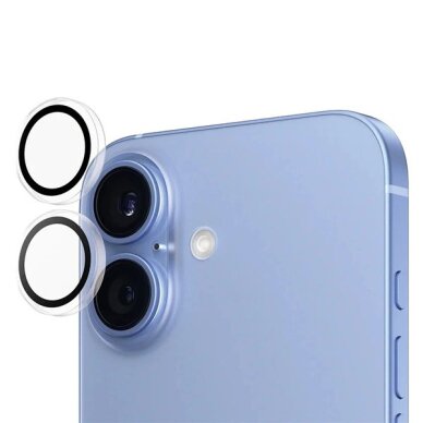 iPhone 16 / 16 Plus PanzerGlass Hoops skaidri kameros apsauga 1