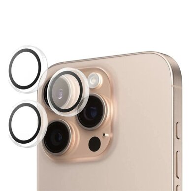 iPhone 16 Pro / 16 Pro Max PanzerGlass Hoops skaidri kameros apsauga 1