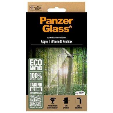 iPhone 16 Pro Max 6.9" PanzerGlass MATRIX Screen Protector Ultra-Wide Fit 2872 3
