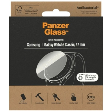 Samsung Galaxy Watch 6 Classic 47 mm PanzerGlass antibakterinis apsauginis stiklas 2