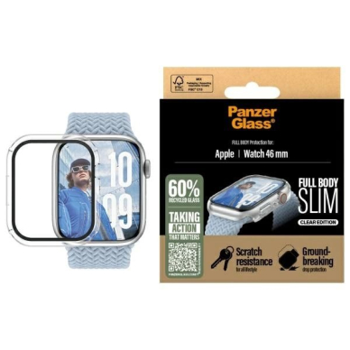 PanzerGlass Snappie Full Body Apple Watch 10 46mm Skaidrus 3714 PanzerGlass Snappie Full Body Apple Watch 10 46mm Skaidrus 3714