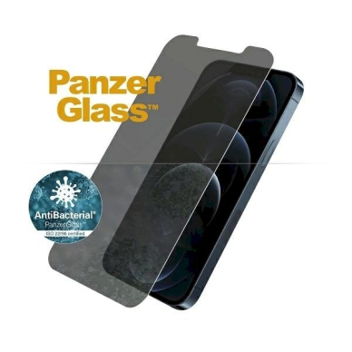 iPhone 12 Pro Max PanzerGlass Standard Super+ antibakterinis privacy apsauginis stiklas 1