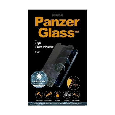 iPhone 12 Pro Max PanzerGlass Standard Super+ antibakterinis privacy apsauginis stiklas 2