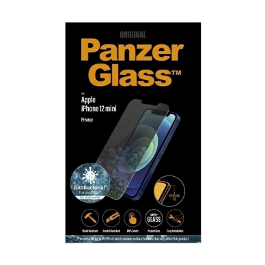 PanzerGlass Standard Super+ antibacterial privatizing apsauginis stiklas iPhone 12 mini 2 PanzerGlass Standard Super+ antibacterial privatizing apsauginis stiklas iPhone 12 mini 2