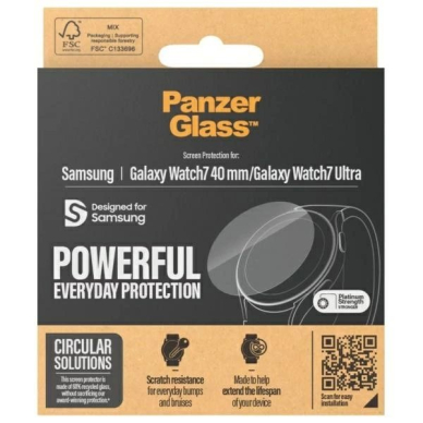 Samsung Galaxy Watch Ultra (47mm) / Watch 7 (40mm) PanzerGlass grūdintas stiklas 2