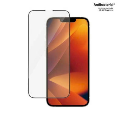PanzerGlass Ultra-Wide Fit Antibacterial Apsauginis stiklas iPhone 14/13 Pro/13 1 PanzerGlass Ultra-Wide Fit Antibacterial Apsauginis stiklas iPhone 14/13 Pro/13 1