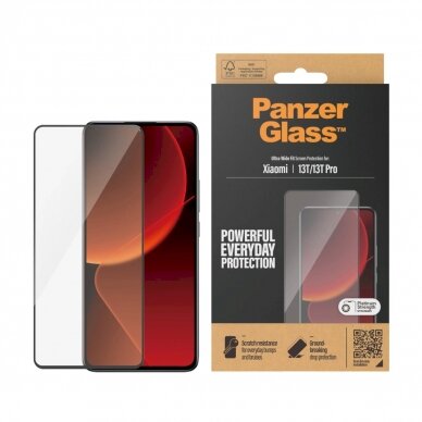 PanzerGlass Ultra-Wide Fit Antibacterial apsauginis stiklas  Xiaomi 13T / 13T Pro -Juodas  1 PanzerGlass Ultra-Wide Fit Antibacterial apsauginis stiklas  Xiaomi 13T / 13T Pro -Juodas  1