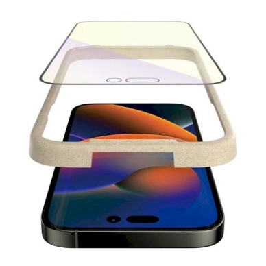 PanzerGlass Ultra-Wide Fit Antibacterial apsauginis stiklas Blue Light Filter Positioner iPhone 14 Pro Max 4 PanzerGlass Ultra-Wide Fit Antibacterial apsauginis stiklas Blue Light Filter Positioner iPhone 14 Pro Max 4