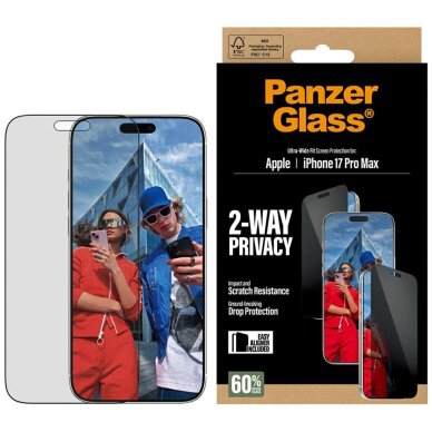 iPhone 17 Pro Max PanzerGlass Ultra-Wide Fit EasyAligner Privacy Glass – privatumo iPhone 17 Pro Max PanzerGlass Ultra-Wide Fit EasyAligner Privacy Glass – privatumo