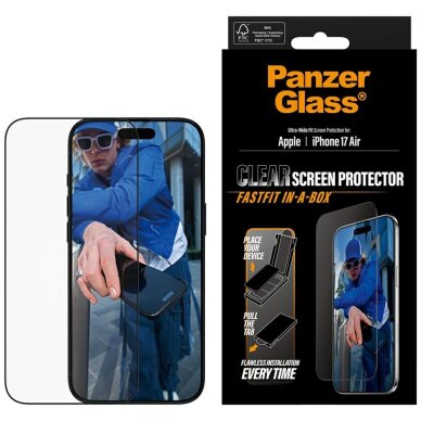 iPhone Air PanzerGlass Ultra-Wide Fit Fastfit grūdintas stiklas iPhone Air PanzerGlass Ultra-Wide Fit Fastfit grūdintas stiklas