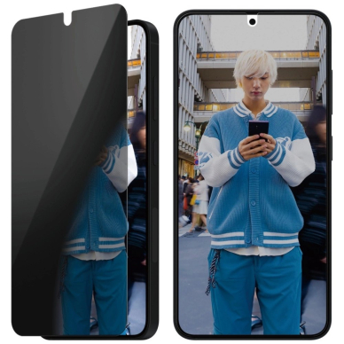 PanzerGlass Ultra-Wide Fit Privacy apsauginis stiklas skirtas Samsung Galaxy S25 1