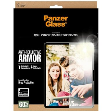 iPad Air 13" 2024 / 2025 / iPad Pro 13" 2024 / 2025 PanzerGlass Ultra-Wide Fit Reflective Armor grūdintas stiklas 4 iPad Air 13" 2024 / 2025 / iPad Pro 13" 2024 / 2025 PanzerGlass Ultra-Wide Fit Reflective Armor grūdintas stiklas 4