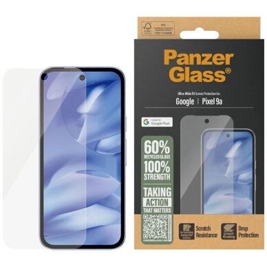 Google Pixel 9a 5G PanzerGlass Ultra-Wide Fit grūdintas stiklas