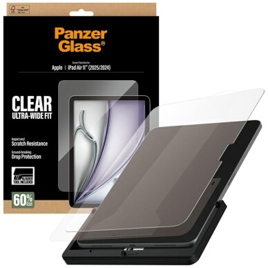 iPad Air 11" 2025 (7 kartos) / iPad Air 11" 2024 (6 kartos) PanzerGlass Ultra-Wide Fit grūdintas stiklas 3 iPad Air 11" 2025 (7 kartos) / iPad Air 11" 2024 (6 kartos) PanzerGlass Ultra-Wide Fit grūdintas stiklas 3