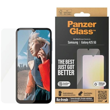Samsung Galaxy A25 5G PanzerGlass Ultra-Wide Fit grūdintas stiklas Samsung Galaxy A25 5G PanzerGlass Ultra-Wide Fit grūdintas stiklas