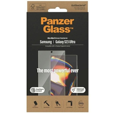 PanzerGlass Ultra-Wide Fit apsauginis stiklas Applicator Samsung Galaxy S23 Ultra 2 PanzerGlass Ultra-Wide Fit apsauginis stiklas Applicator Samsung Galaxy S23 Ultra 2