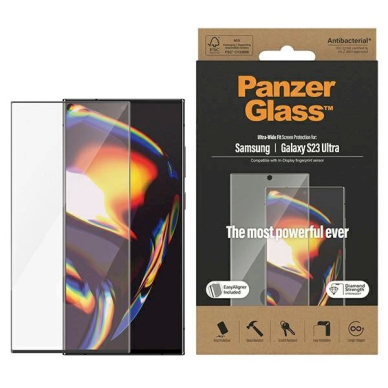 PanzerGlass Ultra-Wide Fit apsauginis stiklas Applicator Samsung Galaxy S23 Ultra PanzerGlass Ultra-Wide Fit apsauginis stiklas Applicator Samsung Galaxy S23 Ultra