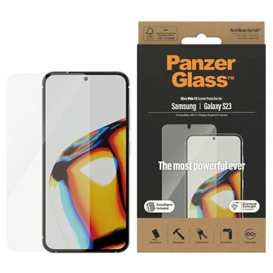 PanzerGlass Ultra-Wide Fit apsauginis stiklas applicator Samsung Galaxy S23 PanzerGlass Ultra-Wide Fit apsauginis stiklas applicator Samsung Galaxy S23