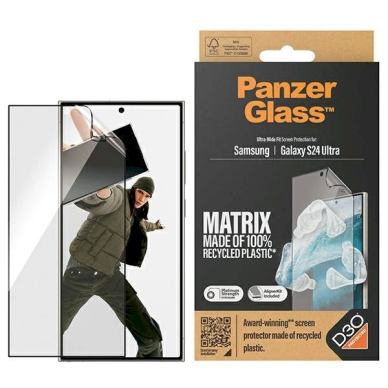 PanzerGlass Ultra-Wide Fit apsauginis stiklas D3O®applicator Samsung Galaxy S24 Ultra PanzerGlass Ultra-Wide Fit apsauginis stiklas D3O®applicator Samsung Galaxy S24 Ultra