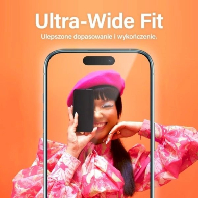 PanzerGlass Ultra-Wide Fit Apsauginis stiklas positioner iPhone 15 Pro 2