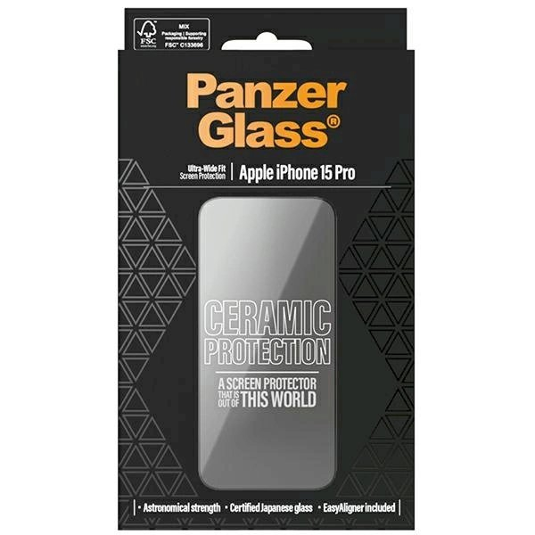 PanzerGlass Ceramic Protection ceramic apsauginis stiklas iPhone 15 Pro positioner 3 PanzerGlass Ceramic Protection ceramic apsauginis stiklas iPhone 15 Pro positioner 3