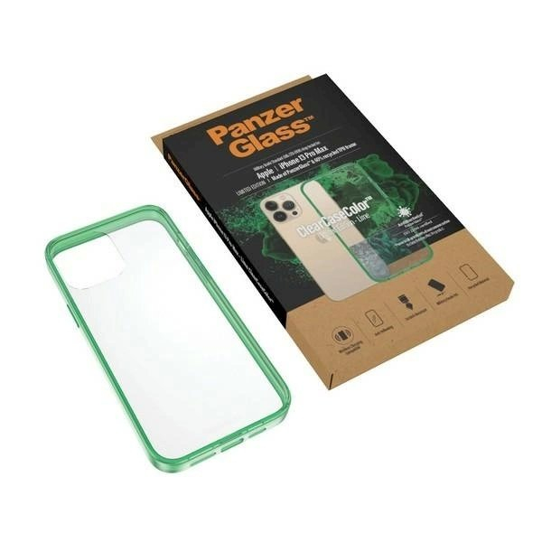 PanzerGlass Dėklas Military Grade Certified Dėklas iPhone 13 Pro Max - Permatomas žalias 4 PanzerGlass Dėklas Military Grade Certified Dėklas iPhone 13 Pro Max - Permatomas žalias 4