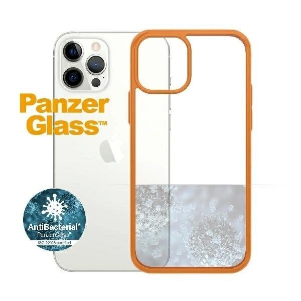 PanzerGlass Dėklas iPhone 12 / 12 Pro - Permatomas orange 4 PanzerGlass Dėklas iPhone 12 / 12 Pro - Permatomas orange 4