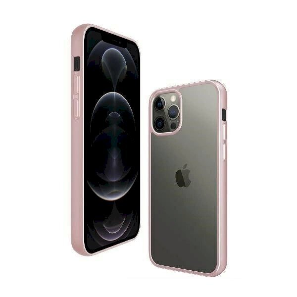PanzerGlass Dėklas iPhone 12 Pro Max - Permatomas Rožinis 2 PanzerGlass Dėklas iPhone 12 Pro Max - Permatomas Rožinis 2